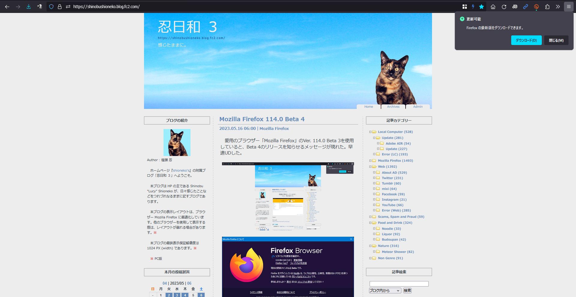Mozilla Firefox 114.0 Beta 5