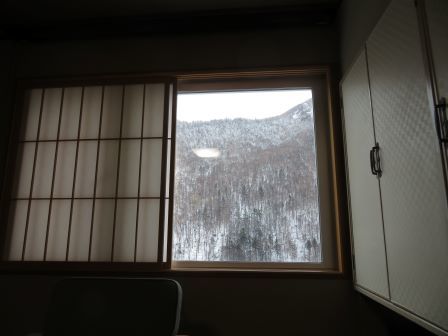 ホテル大雪の部屋からの景色