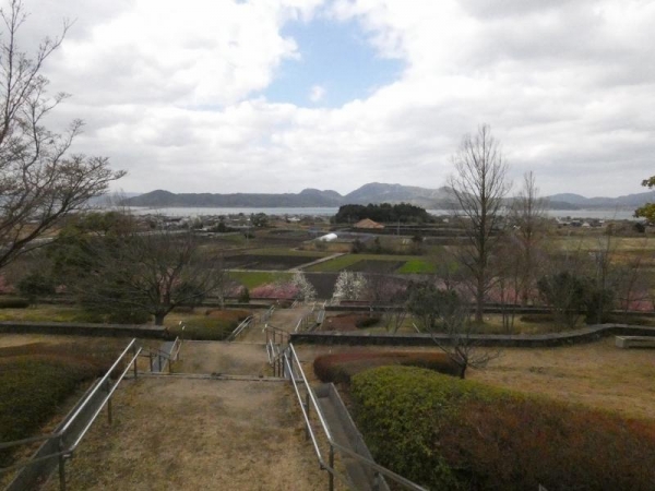 島根県松江市　大塚山公園　中海が見える